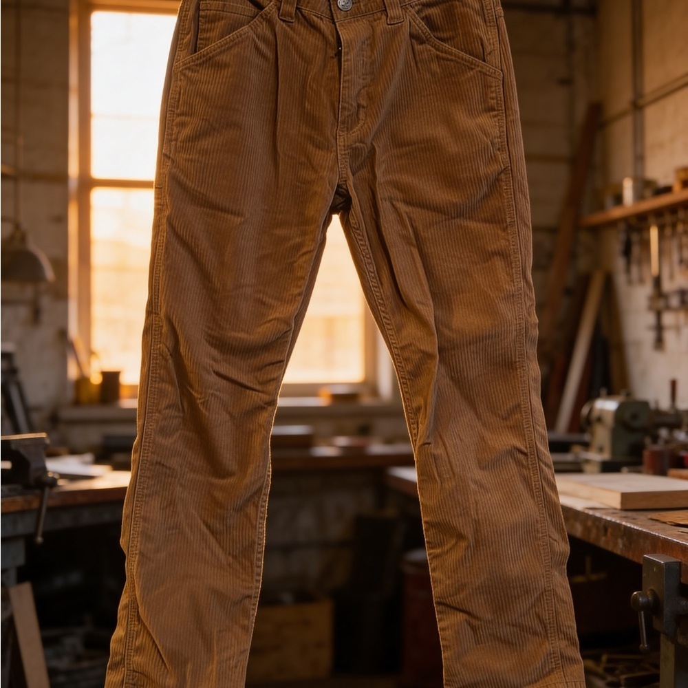 Men's Tan Corduroy Pants